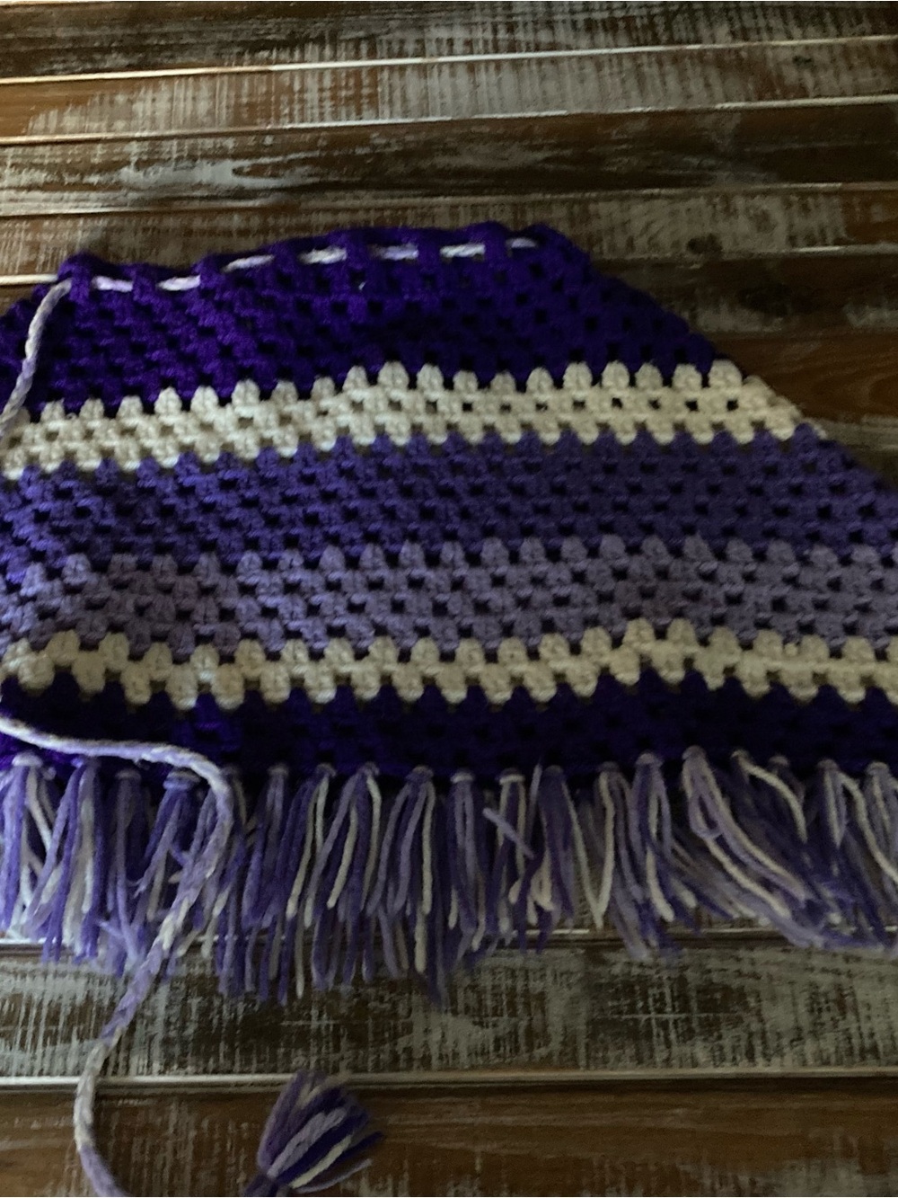 Vintage poncho
